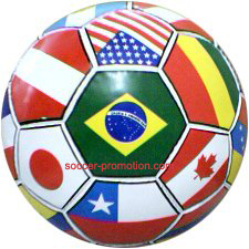 flag soccer ball custom branded