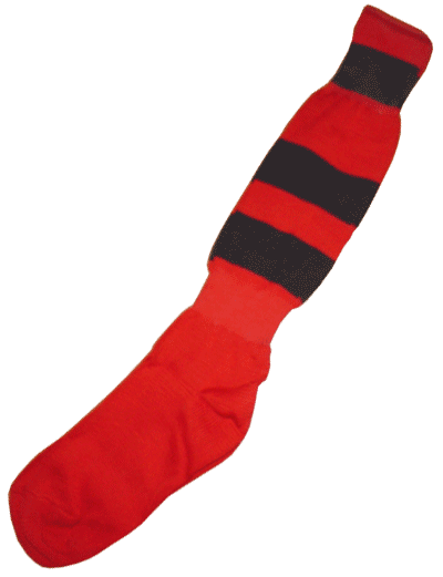 promotional sports socks custom team colours